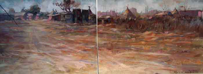 Village des Arts - Dakar (2 toiles)